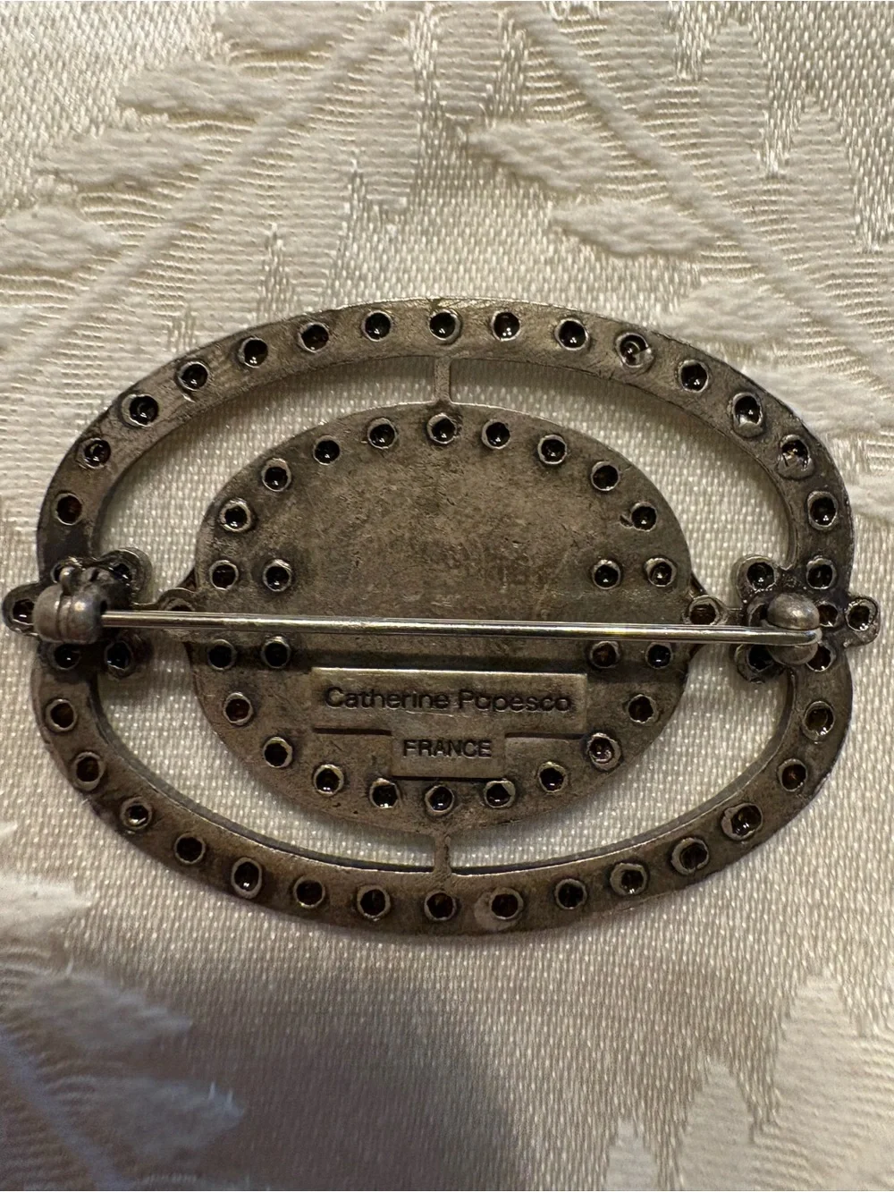 Vintage Catherine Popesco (France) Art Deco Style Brooch